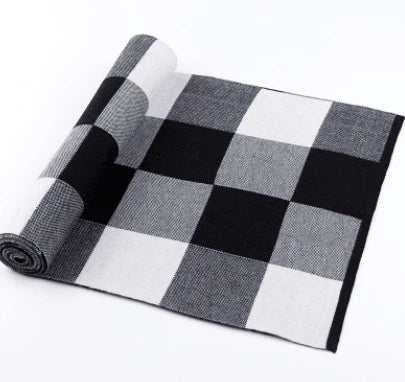 Men's scarf wool plaid scarf scarf winter scarf processing wholesale gift ladies knitting stitching - melvincucci
