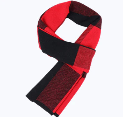 Men's scarf wool plaid scarf scarf winter scarf processing wholesale gift ladies knitting stitching - melvincucci