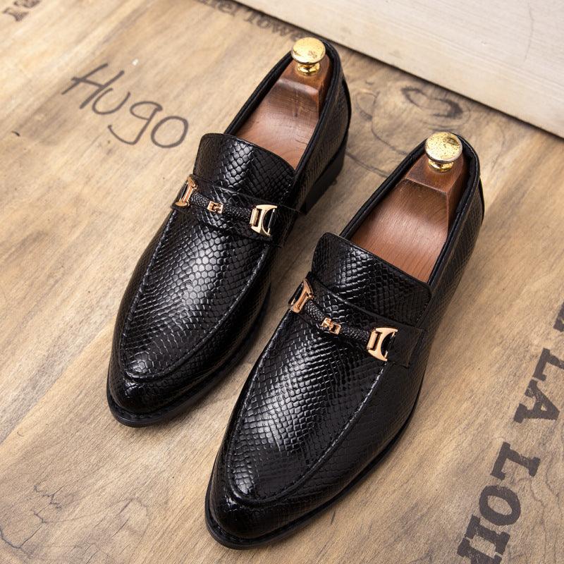 Men'S Shoes Red Hair Stylist Leather Shoes Men Wedding Shoes - melvincucci