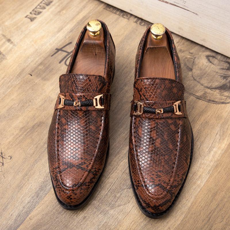 Men'S Shoes Red Hair Stylist Leather Shoes Men Wedding Shoes - melvincucci