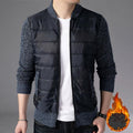 Men's Stand Collar Cardigan Jacket Knitwear Sweater Jacket - melvincucci