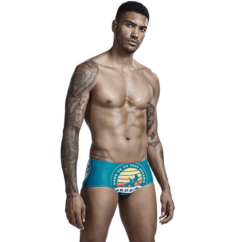 Men's Swim Briefs Surf Beachwear Summer Men's Swimwear Sport Men Swimming Briefs Low Rise Men Swimsuit - melvincucci