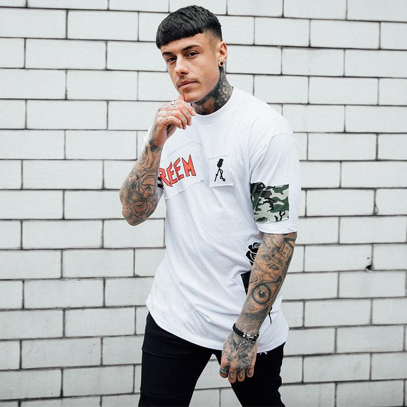 Men's t-shirt short sleeve men loose - melvincucci