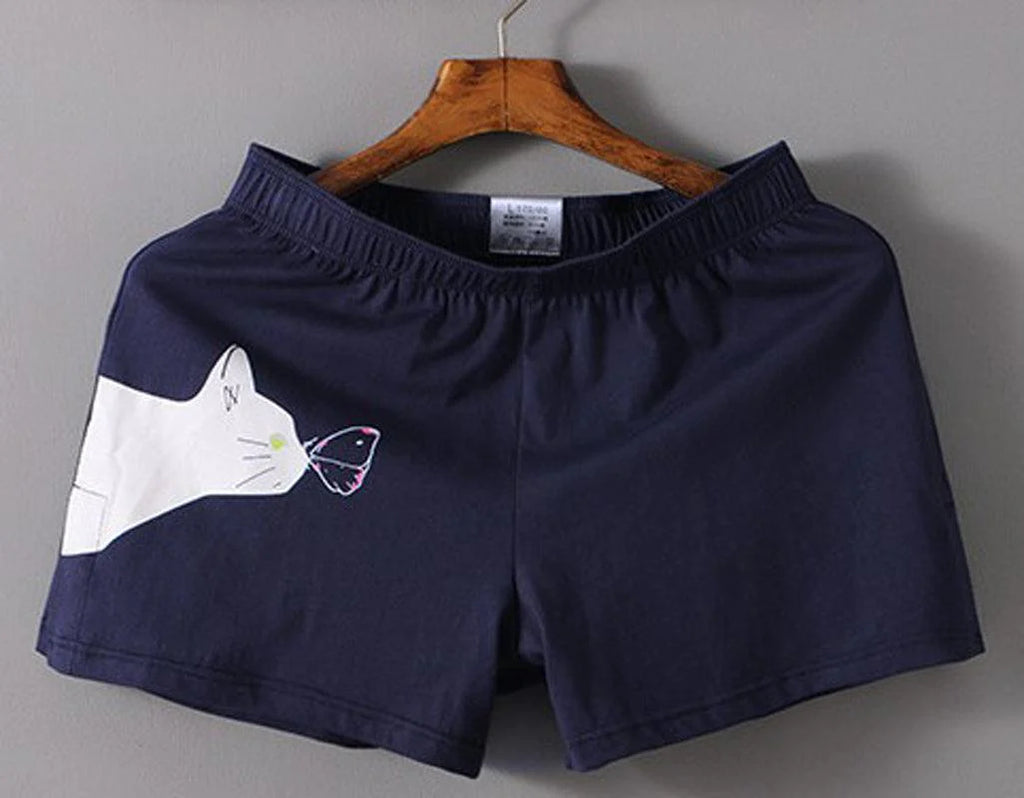 Men's Underwear Plus-Size Fat Beachwear Man High-Waisted Youth Boxers - melvincucci
