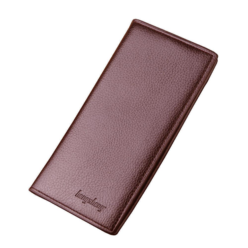 Men's Wallet Men Multi-card Lychee Pattern - melvincucci