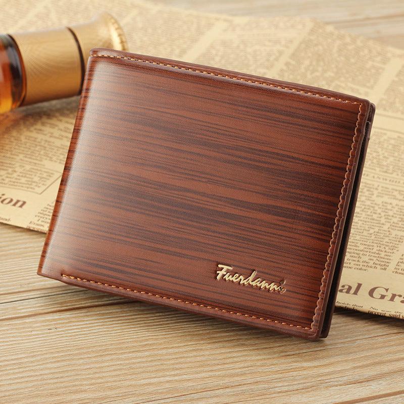 Men's Wallet Short Wallet Glossy Wallet - melvincucci