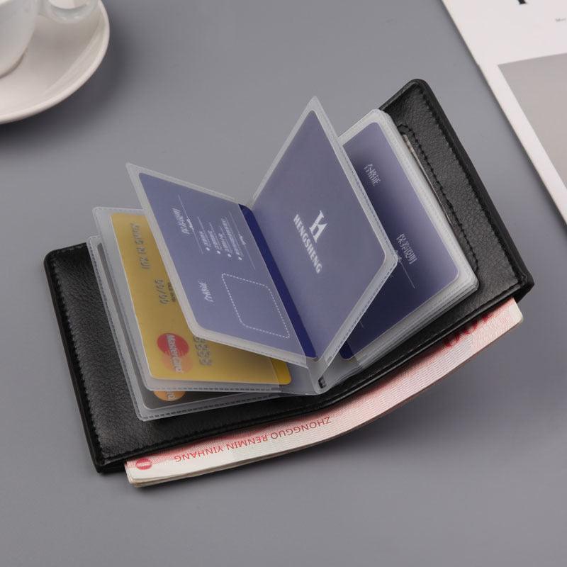 Men's Wallet Thin Wallet Men Multi-card Loose-leaf Card Bag Short Fashion Wallet - melvincucci