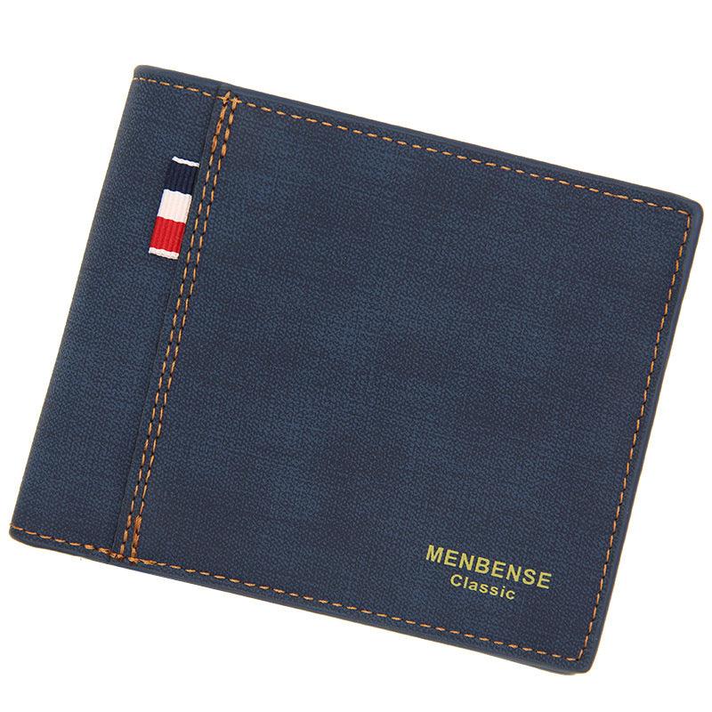Men's Wallets Short Largecapacity Fashion Retro Tri-fold Bag Men's Wallet - melvincucci