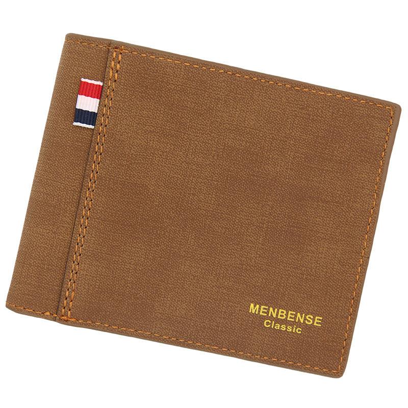 Men's Wallets Short Largecapacity Fashion Retro Tri-fold Bag Men's Wallet - melvincucci