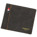 Men's Wallets Short Largecapacity Fashion Retro Tri-fold Bag Men's Wallet - melvincucci