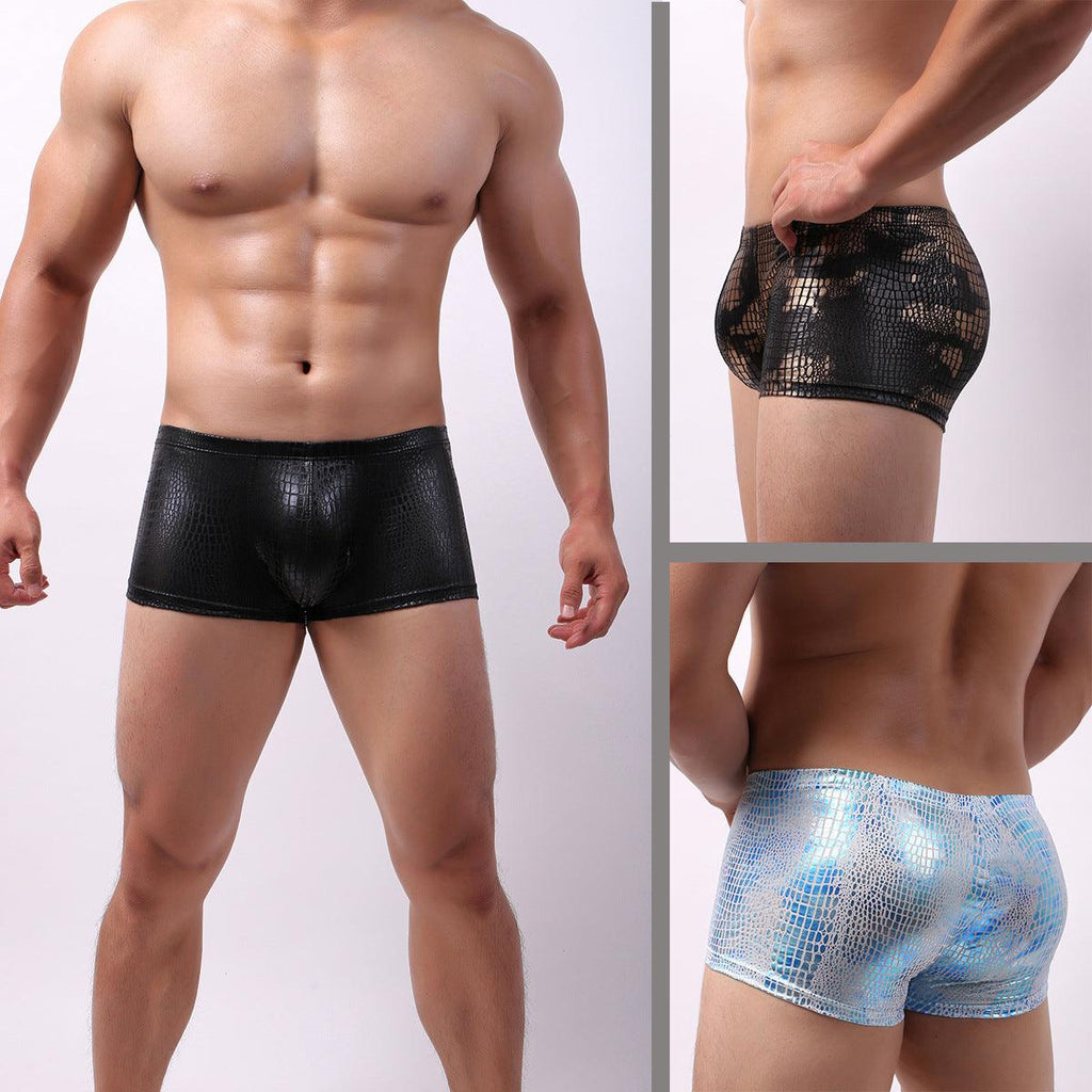 Men Sexy Underwear Underpants Brief Boxer Shorts Low Waisted - melvincucci