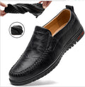 Men Shoes Genuine leather Comfortable Men Casual Shoes Footwear Chaussures Flats Men Slip On Lazy Shoes Zapatos Hombre - melvincucci
