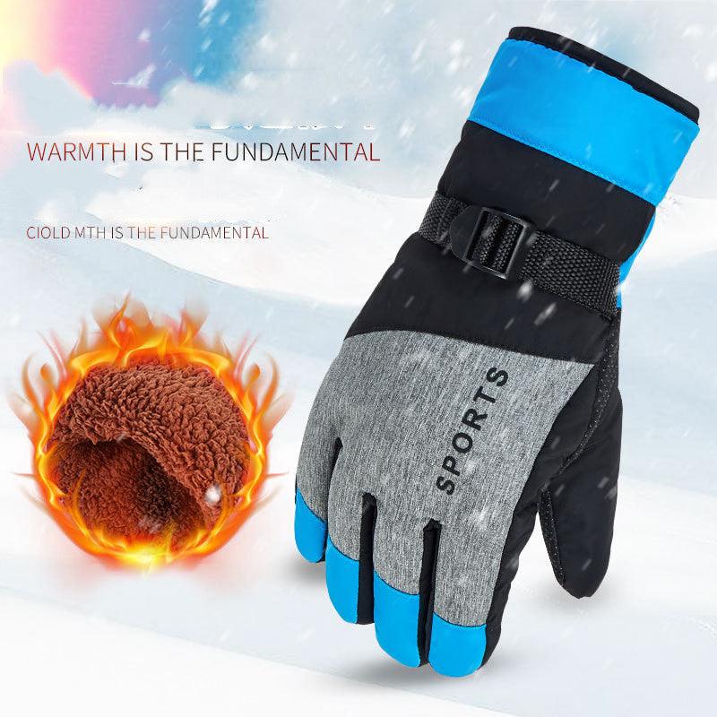 Men Ski Gloves Thickened And Velvet - melvincucci