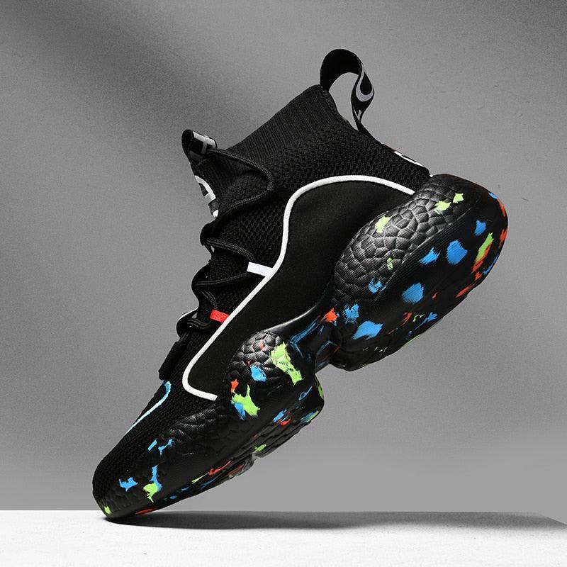 Men Sneakers Summer Fashion Running Shoes Breathable Men Vulcanize Shoes Flat Soft tennis Shoes - melvincucci