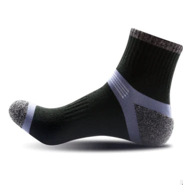 Men Socks Conventional Sports Socks Breathable Sweat Absorbing Deodorant Cotton Outdoor Men Basketball Sports Socks Outdoor - melvincucci