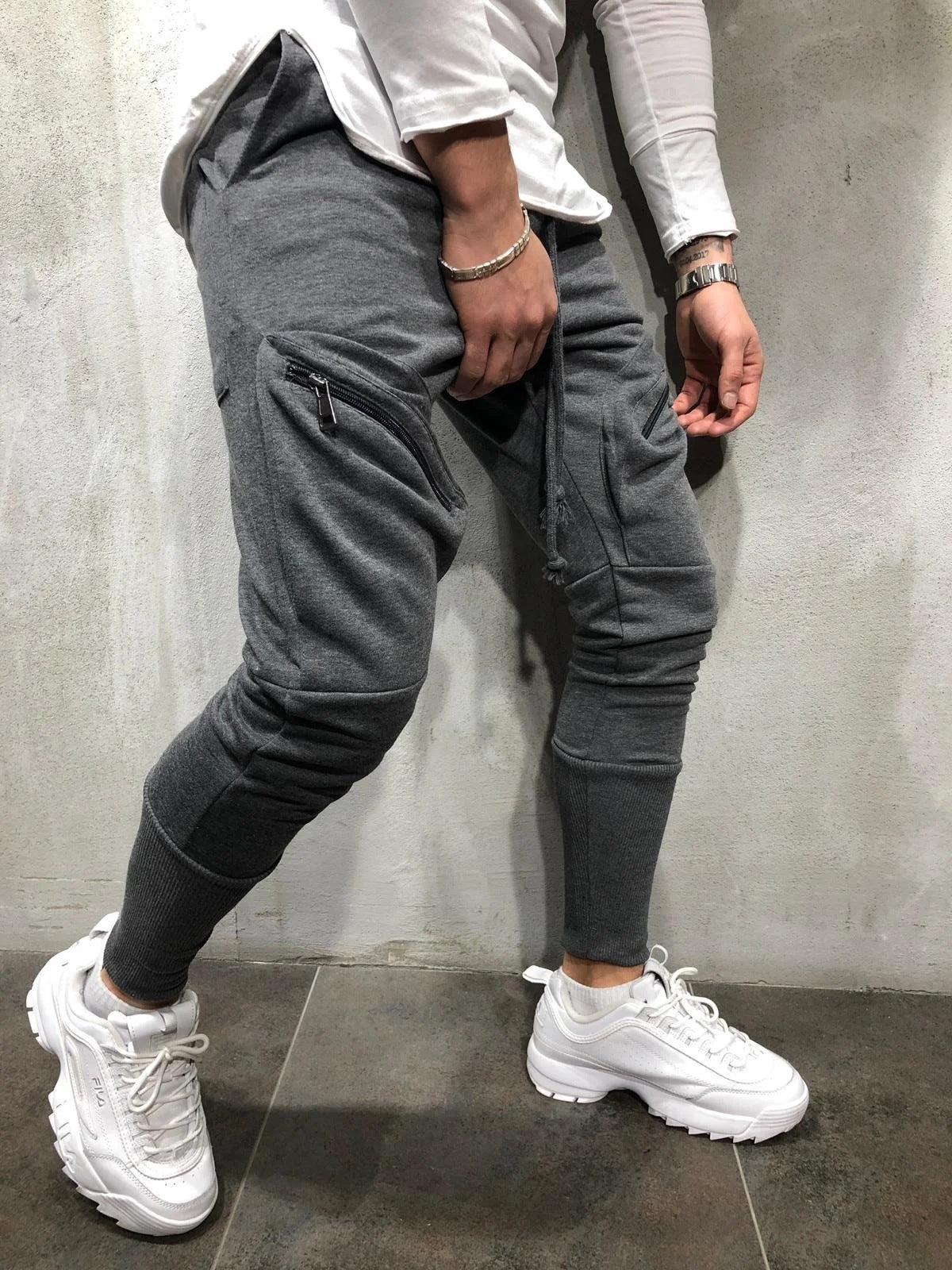 Men Sports Zipper Casual Pants - melvincucci