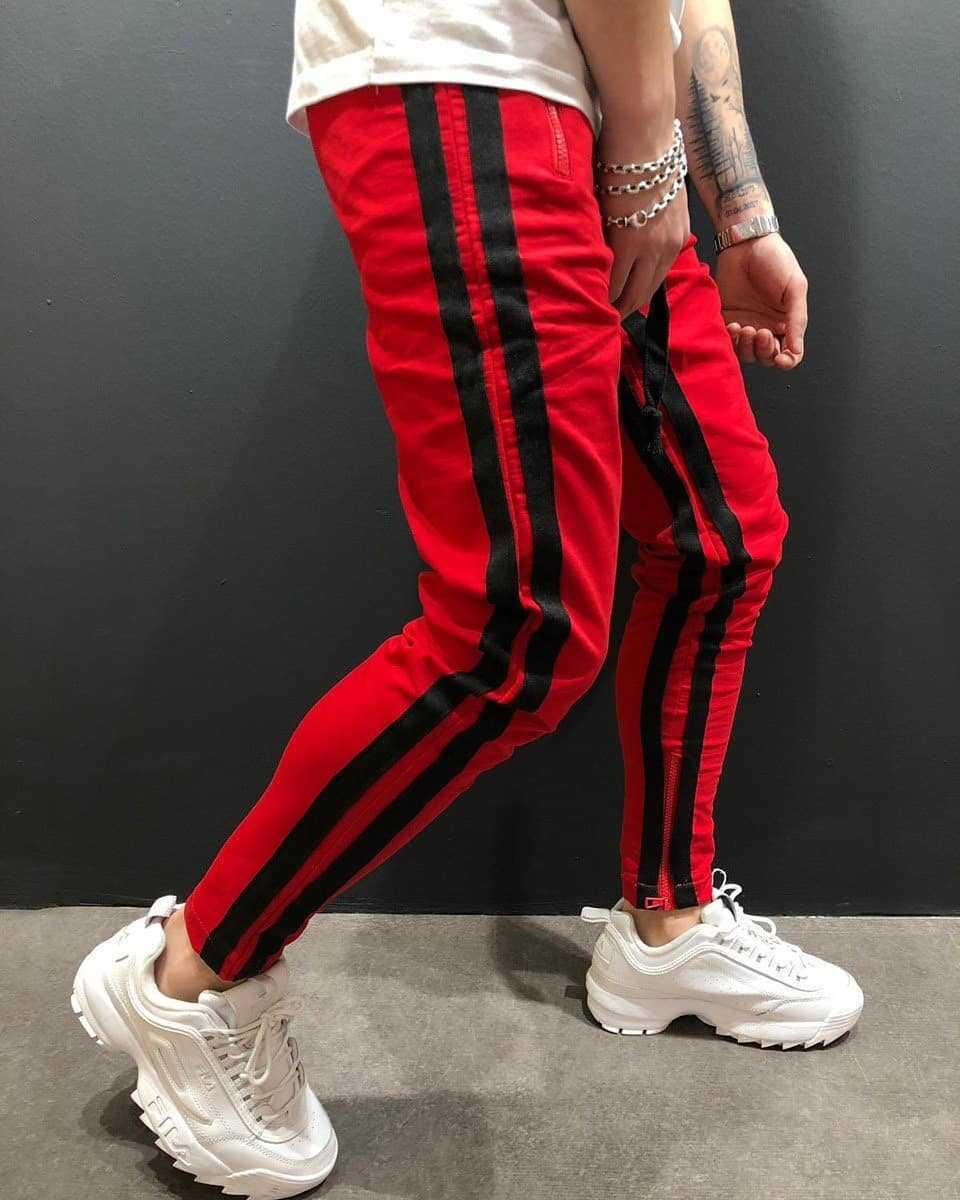 Men Sports Zipper Casual Pants - melvincucci