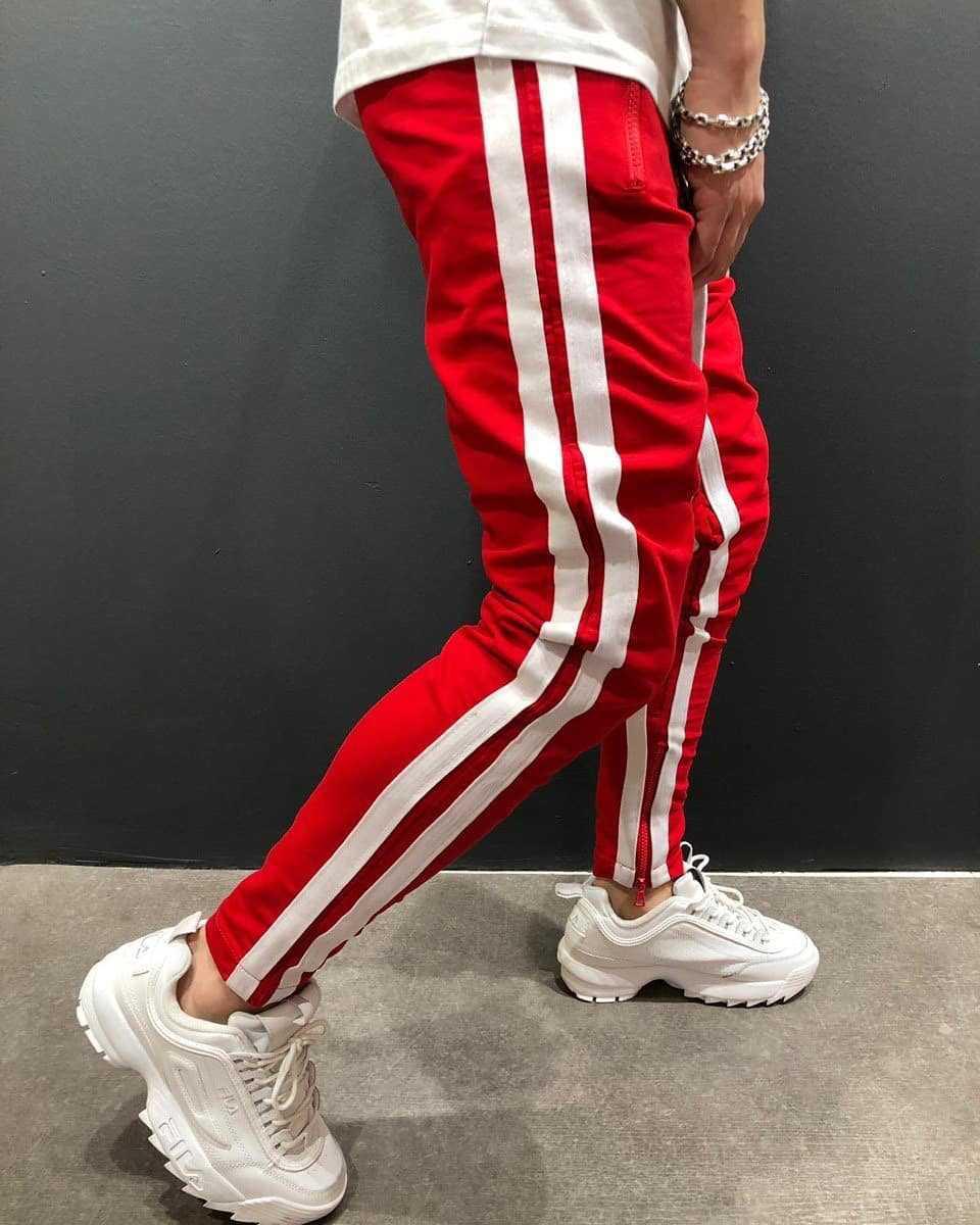 Men Sports Zipper Casual Pants - melvincucci