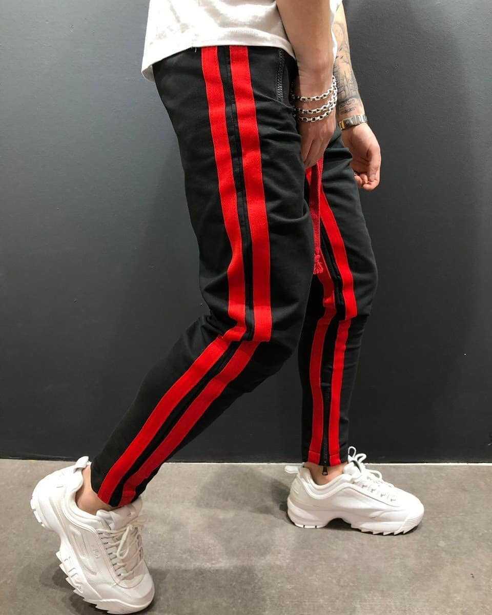 Men Sports Zipper Casual Pants - melvincucci