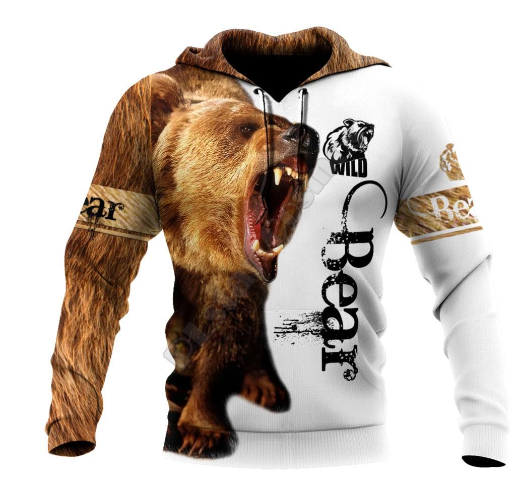 Men Sweatshirt Digital Printing Top Printed Round Neck Sweatshirt - melvincucci