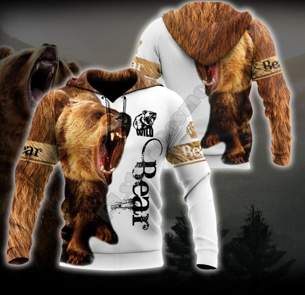 Men Sweatshirt Digital Printing Top Printed Round Neck Sweatshirt - melvincucci