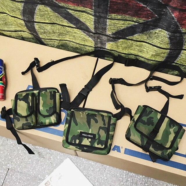 Men Tactical Shoulder Bag Men Tactical Waist Bag Boy Streetwear Functional Waist Packs  Waistcoat Male Hip hop Chest Bags 030266 - melvincucci