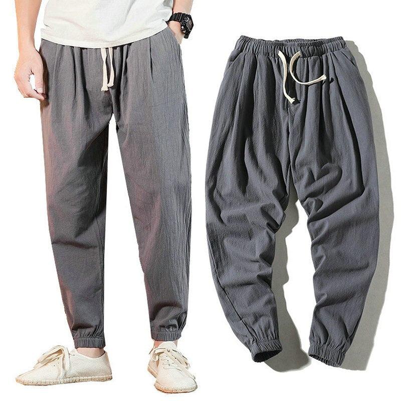 Men Thin Loose Pencil Pants Men Hip Hop - melvincucci