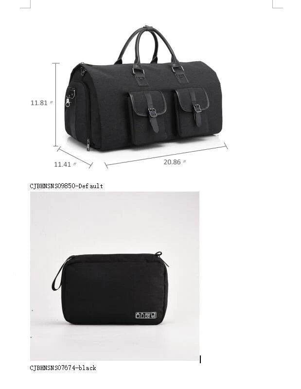 Men Travel Bag & Cationic letter wash bag - melvincucci
