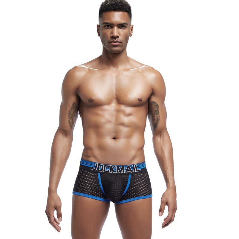 Men Underwear Boxer Breathable Mesh boxe - melvincucci