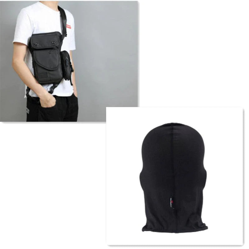 Men Waist Leg Bag Thigh Pack Waterproof Multifunction Casual For Outdoors Travel Fashion Men Fanny Pack Male Bag - melvincucci