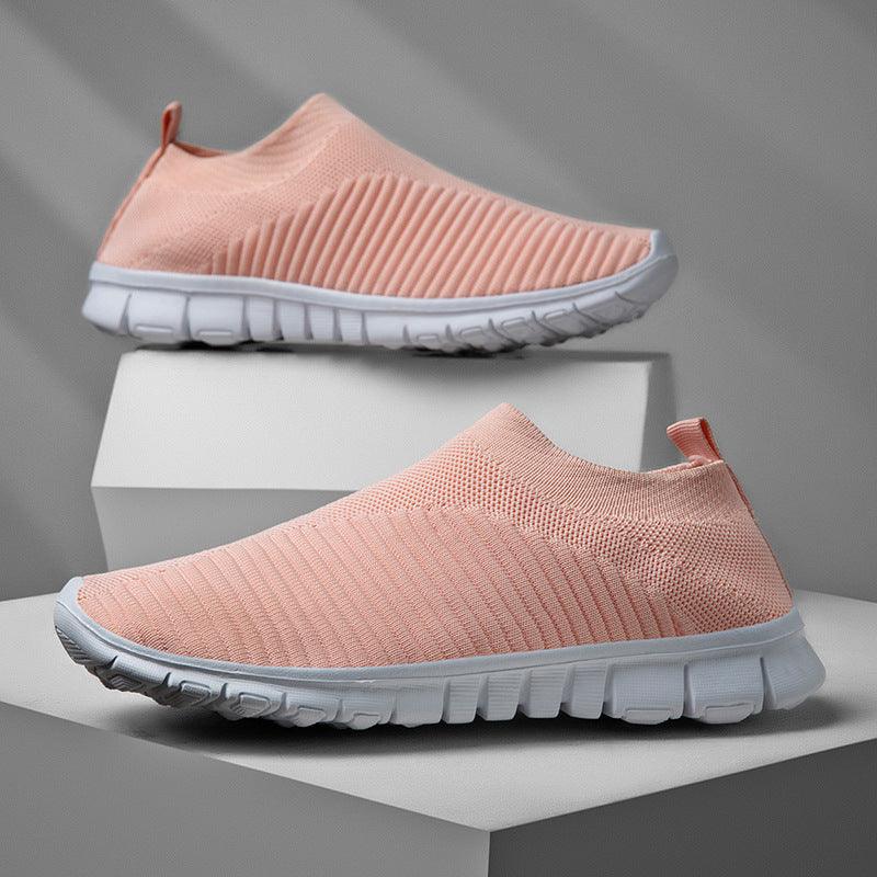 Men Walking Shoes Lightweight Breathable Sneakers 2020 Summer Men Casual Shoes Large-sized Flats Slip-on Sneakers Men Shoes - melvincucci