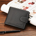 Men Wallet Short Retro Buckle Multifunctional - melvincucci