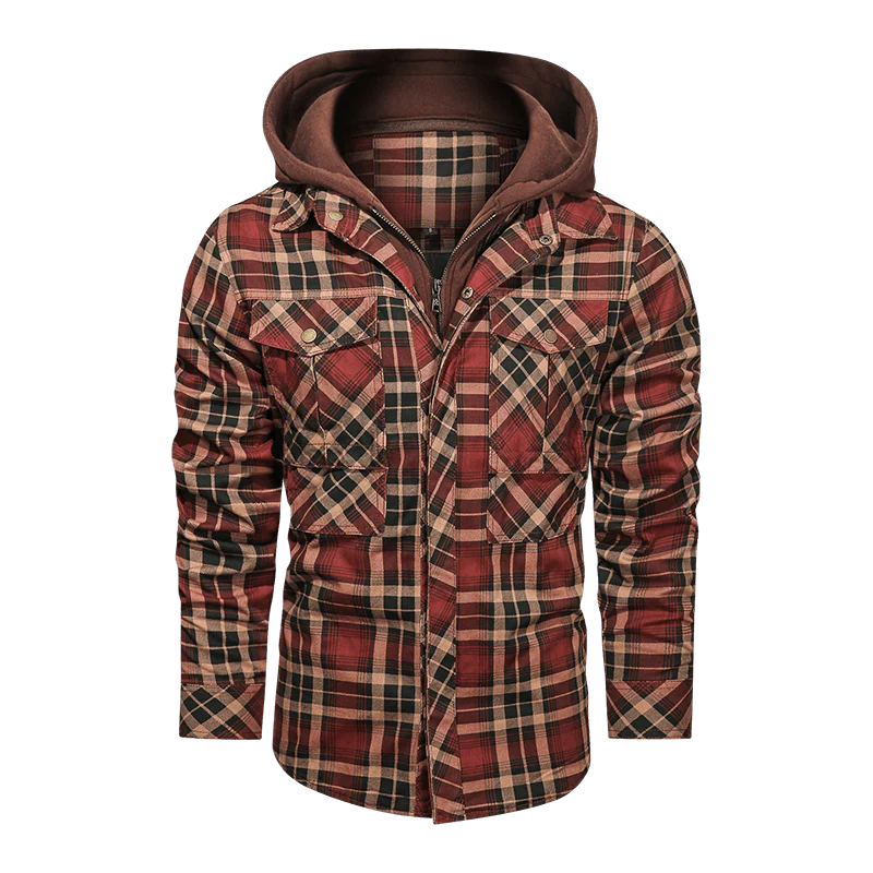 Men Warm Jacket Fleece Thick Autumn Winter Detachable Hoodies Jackets Men Slim Fit Men Clothing - melvincucci