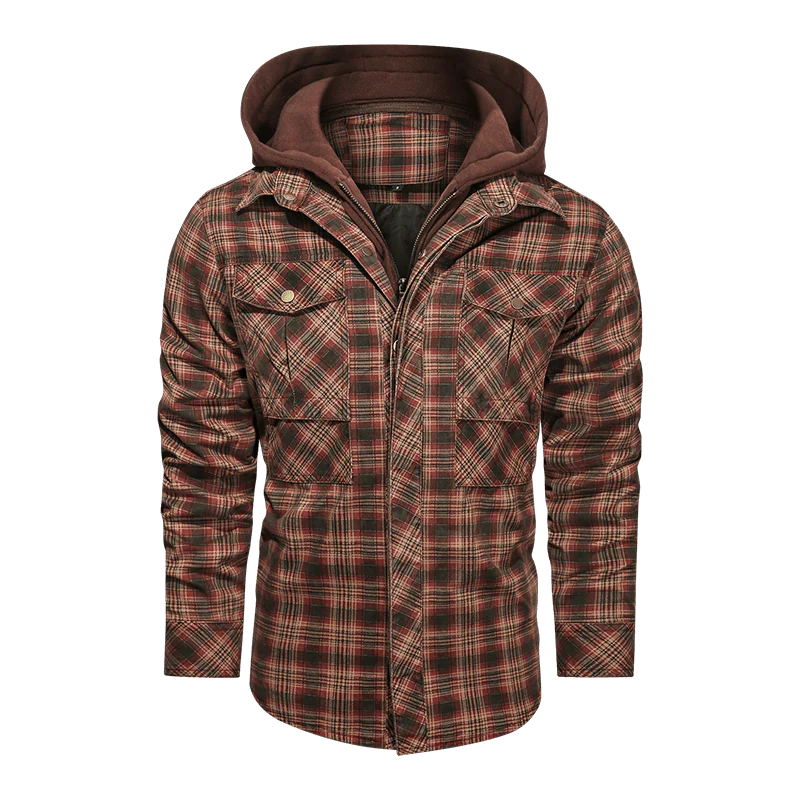 Men Warm Jacket Fleece Thick Autumn Winter Detachable Hoodies Jackets Men Slim Fit Men Clothing - melvincucci