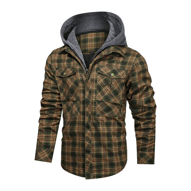 Men Warm Jacket Fleece Thick Autumn Winter Detachable Hoodies Jackets Men Slim Fit Men Clothing - melvincucci