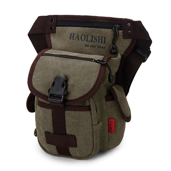 Men Women Casual Canvas Outdoor Sports Waist Bag Camera Bag - melvincucci