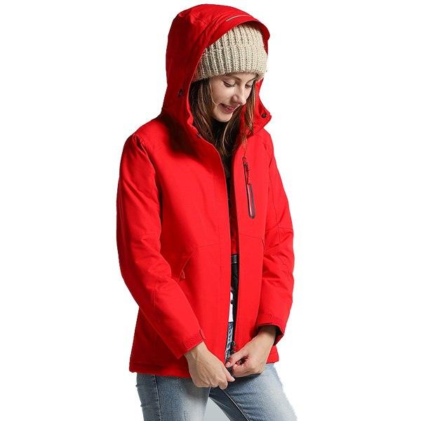 Men Women Winter Thick USB Heating Cotton Jacket Outdoor Waterproof Windbreaker Hiking Camping Trekking Climbing Coats - melvincucci