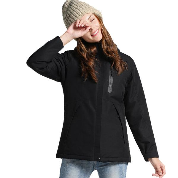 Men Women Winter Thick USB Heating Cotton Jacket Outdoor Waterproof Windbreaker Hiking Camping Trekking Climbing Coats - melvincucci