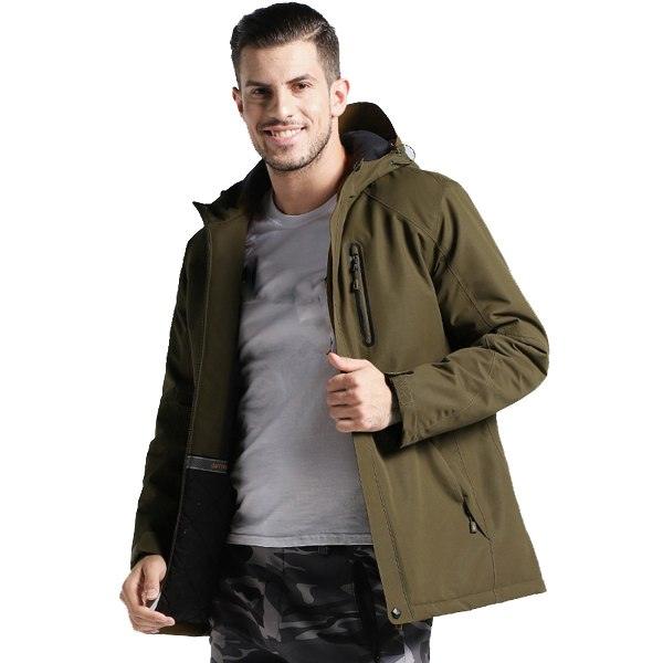 Men Women Winter Thick USB Heating Cotton Jacket Outdoor Waterproof Windbreaker Hiking Camping Trekking Climbing Coats - melvincucci