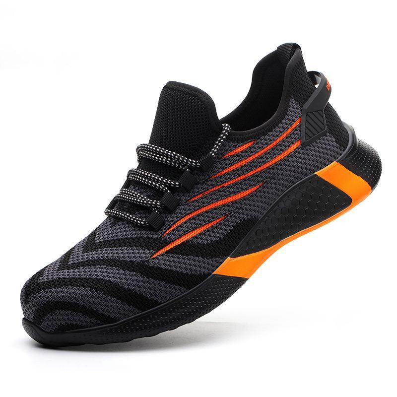 Men Work Safety Shoes Anti-Puncture Working Sneakers Male Indestructible Work Shoes Men Boots Lightweight Men Shoes Safety Boots - melvincucci