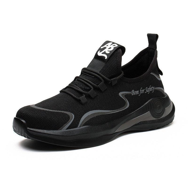 Men Work Safety Shoes Anti-Puncture Working Sneakers Male Indestructible Work Shoes Men Boots Lightweight Men Shoes Safety Boots - melvincucci
