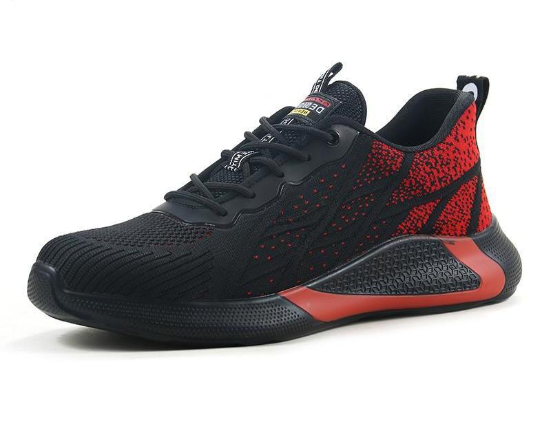 Men Work Safety Shoes Anti-Puncture Working Sneakers Male Indestructible Work Shoes Men Boots Lightweight Men Shoes Safety Boots - melvincucci