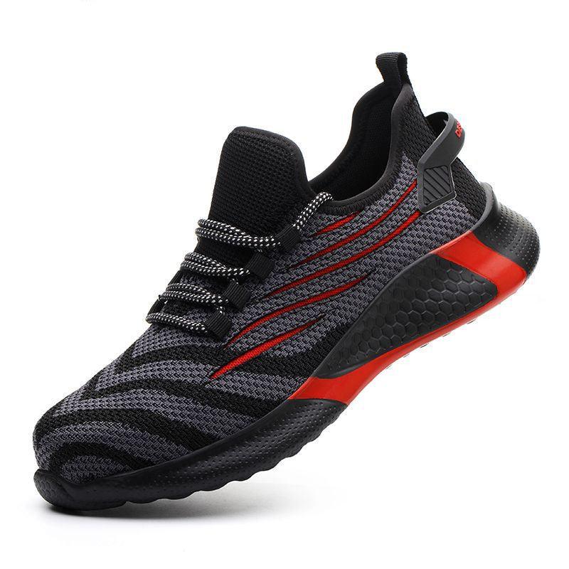 Men Work Safety Shoes Anti-Puncture Working Sneakers Male Indestructible Work Shoes Men Boots Lightweight Men Shoes Safety Boots - melvincucci