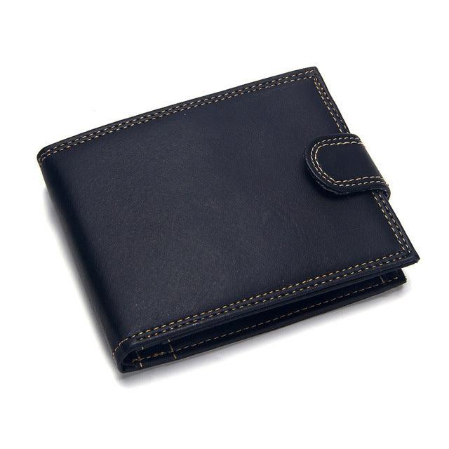 Mens Wallet Leather PU Bifold Short Wallets - melvincucci