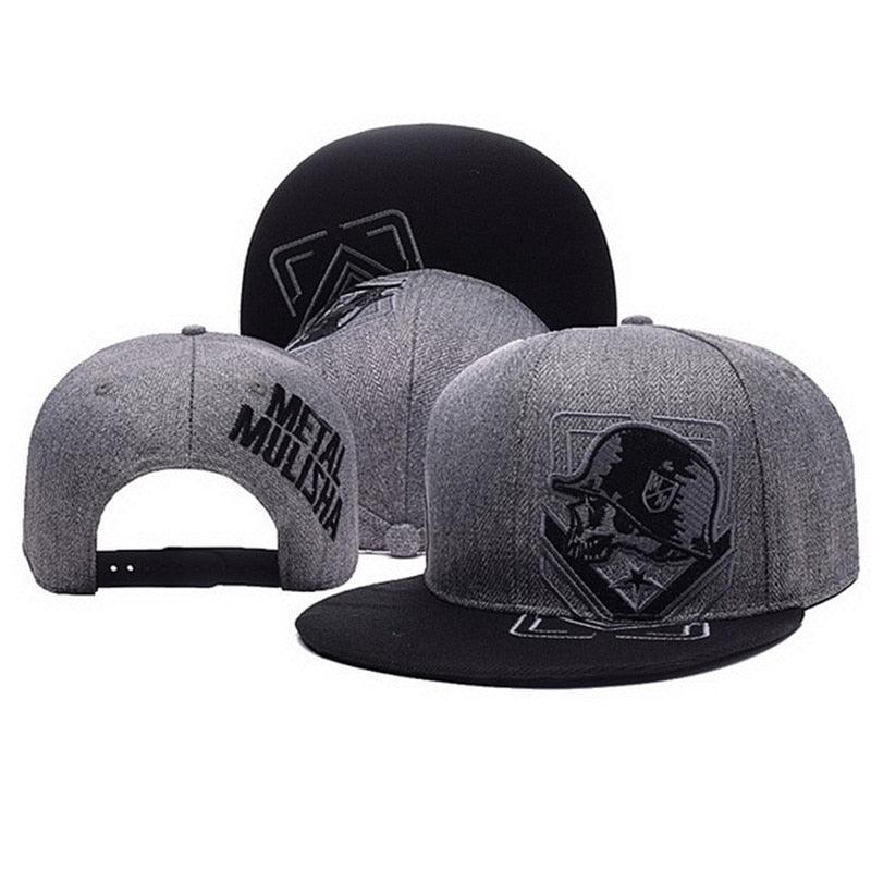 Metal men and women hip-hop hat - melvincucci
