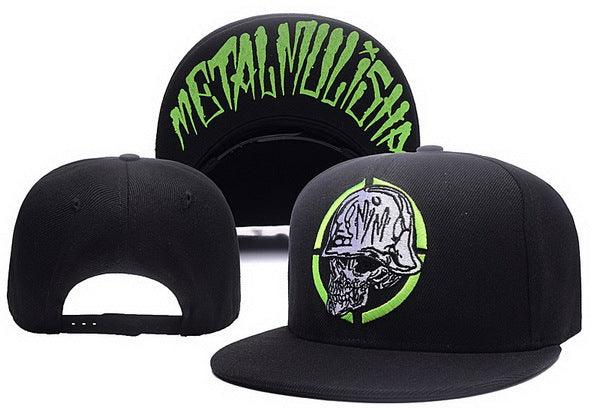 Metal men and women hip-hop hat - melvincucci