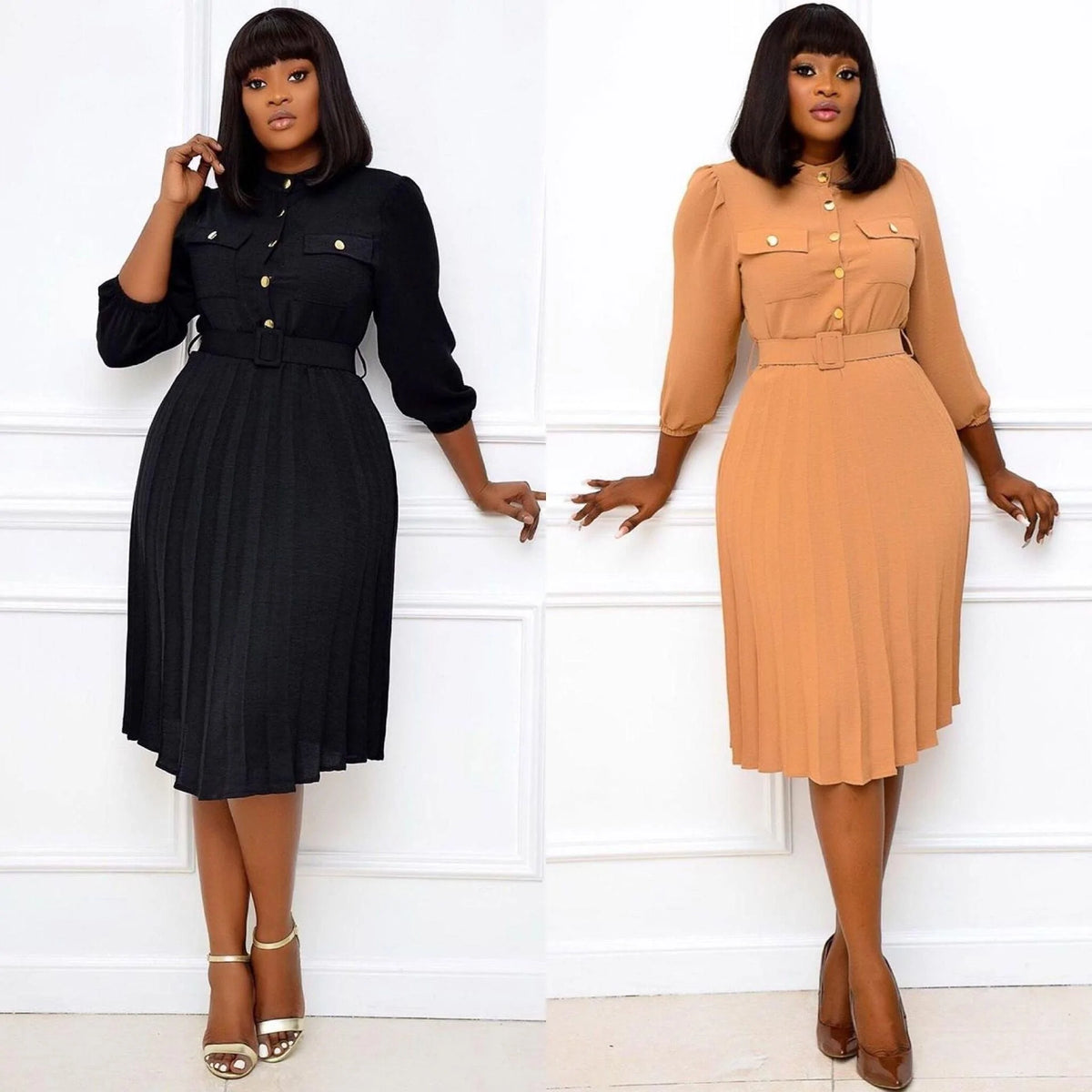 Mid-length African dress - melvincucci