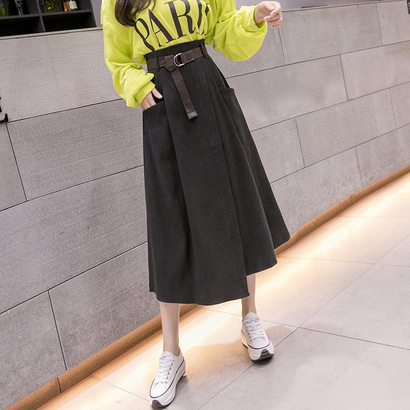 Mid-length Woolen Skirt Women Korean Style - melvincucci