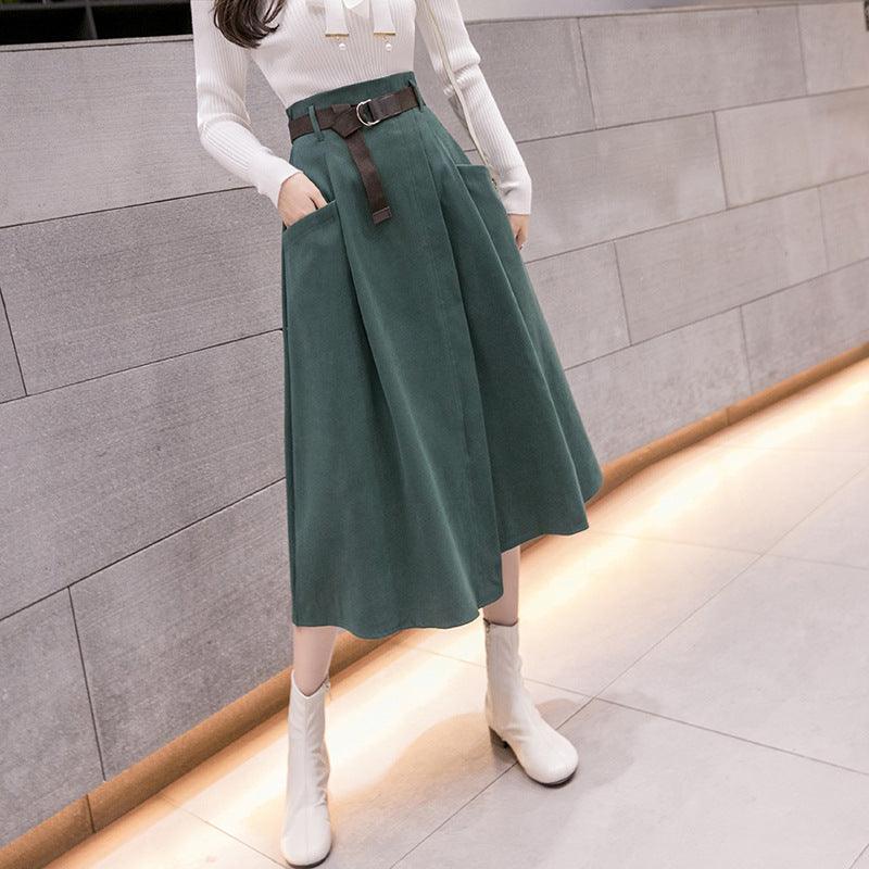 Mid-length Woolen Skirt Women Korean Style - melvincucci