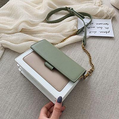 Mini Leather Crossbody Bags For Women 2022 Chain Shoulder Simple Lady Travel Long Belt Purses And Handbags Cross Body - melvincucci